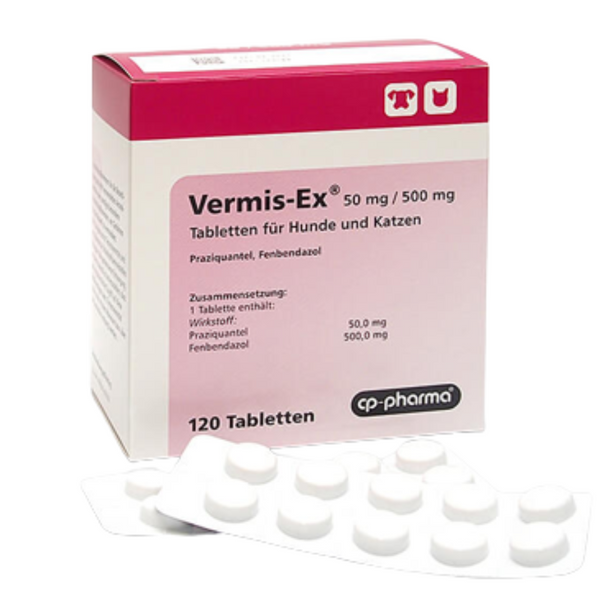 Vermis-Ex 50 mg + 500 mg  120 Tab.