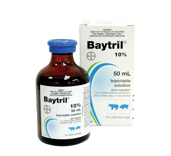 Baytril 10% Injectable Solution BAYER