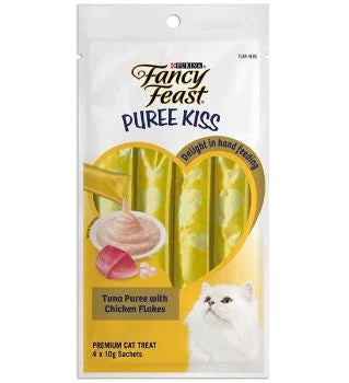 PURINA Fancy Feast Puree Kiss Tuna With Chicken Flakes